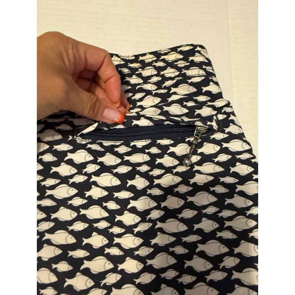 J. Crew's Easterly Fish Board Swim Shorts for men Size 30
